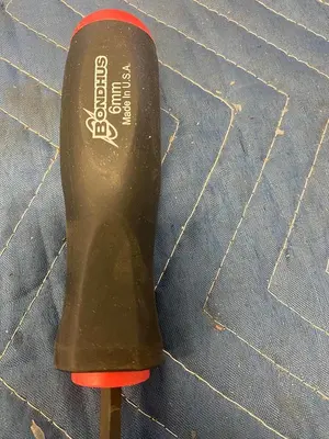 BONDUS 3772 BALL TIP 6MM HEX SCREWDRIVER STANDARD SHAFT