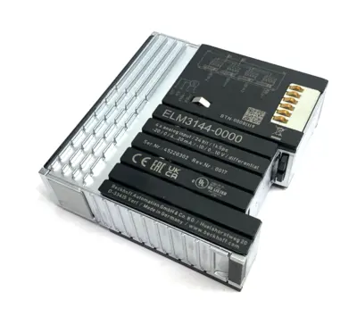 USED BECKHOFF MULTI-FUNCTION ETHERCAT TERMINAL, 4-CHANNEL ANALOG INPUT