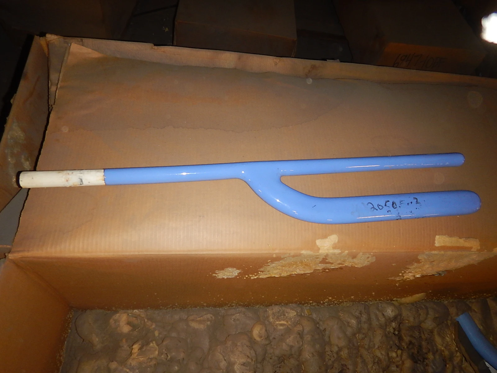 USED GLASS LINED BAFFLE 50 GALLON