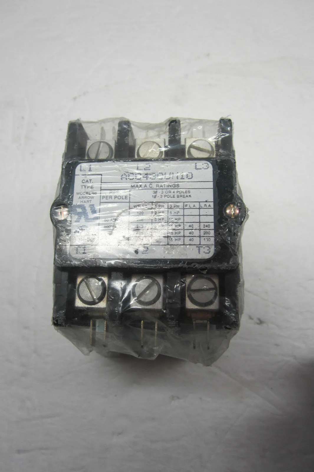 NEW ARROW HART ACC430UM10 CONTACTOR