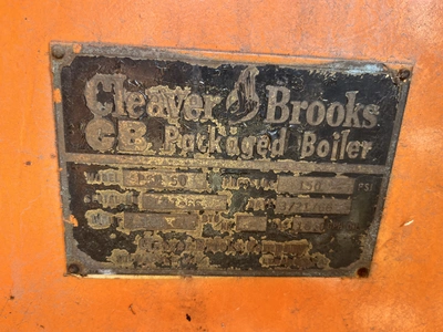 USED 1966 CLEAVER BROOKS PSM 50