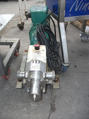 5 to 28 LPM S/S Inoxpa Lobe pump type SLR-1-40  1.1 kW V Speed