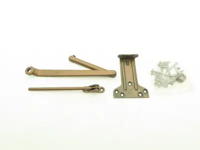 1044 Niftee Automatic Door Closer w/Cover Adjustable Arm Commercial Grade Bronze