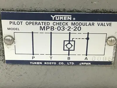USED YUKEN MPB-03-2-20
