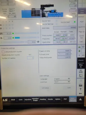 2022 LS MTRON ONE 550i30 Injection Molding Horizontal/Vertical | Machinery Network (4)