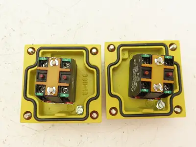 Elan EF 303 S.1 Twist Button Guarded 300 VAC 10A Lot of 2