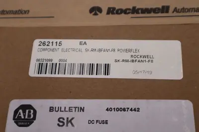 NEW SEALED Allen Bradley SK-RM-IBD-FUSEA-F8 SER A PowerFlex 750 Fuse Stock G466