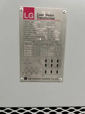 LV Double-Ended Unit Substation - 2 x 2000/3000kVA, 13.8kV Transformers w/ 600V MAGNUM DS Switchgear