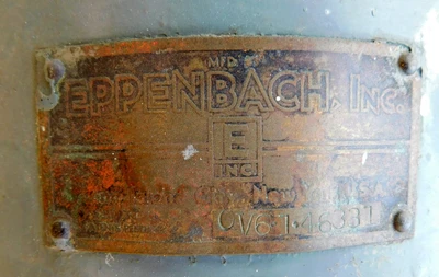 USED EPPENBACH COLLOID MILL QV-6-1