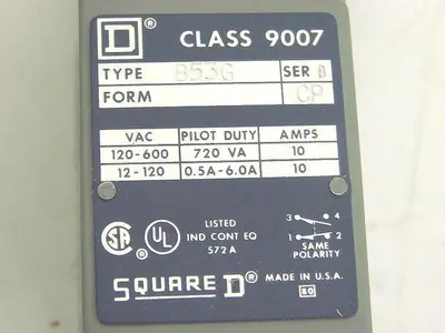 USED SQUARE D 9007B53G