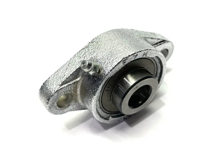 Used FYH Bearing Insert 15mm Bore 31mm OD w/ FL-208 Flanged Mount 2-Bolt Bearings Michigan US | Maverick Industrial Sales #1496175