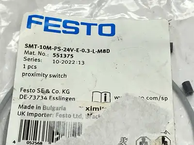 SMT-10M-PS-24V-E-0.3-L-M8D | Festo  Proximity Sensor Switch 551375 - New