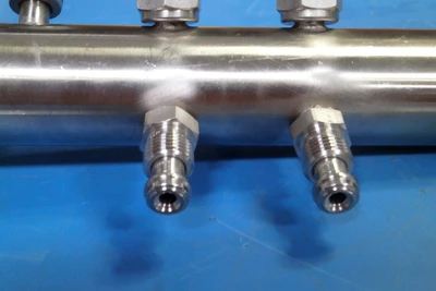 USED APPLIED MATERIALS AMAT 0050-40761-A EXHAUST WELDMENT