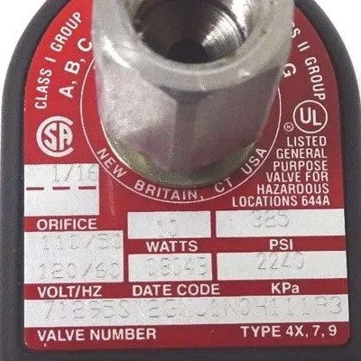 USED PARKER 71295SN2GNJ1N0H111P3 SOLENOID VALVE