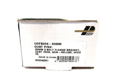 NEW PEER UCFB204-20MM FLANGE BEARING UCFB20420MM