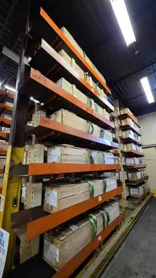 USED Cantilever Shelves Heavy Duty