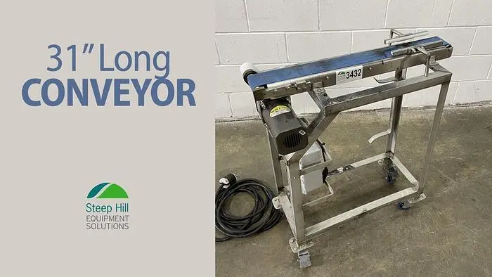 31" Flat Belt Conveyor