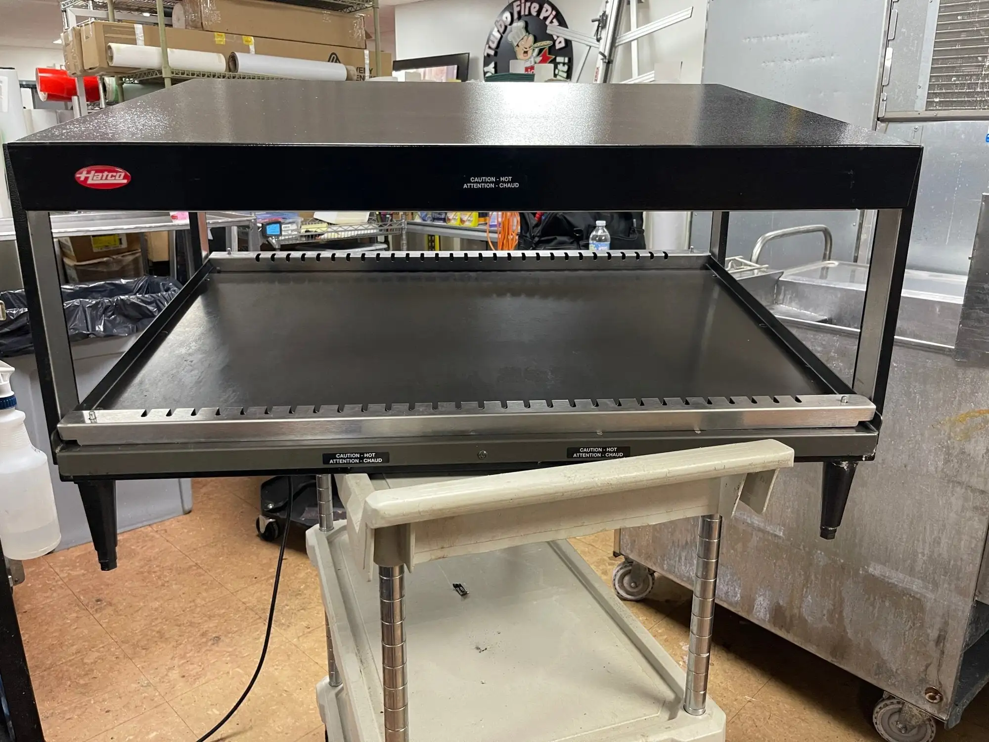 Used JS Used Hatco GRSDS-36 Glo-Ray 36" Heated Warming Display Shelf Merchandiser - 120V 790W - JS Countertop Display Warmers Illinois US | Falcon Restaurant Supply #1374947