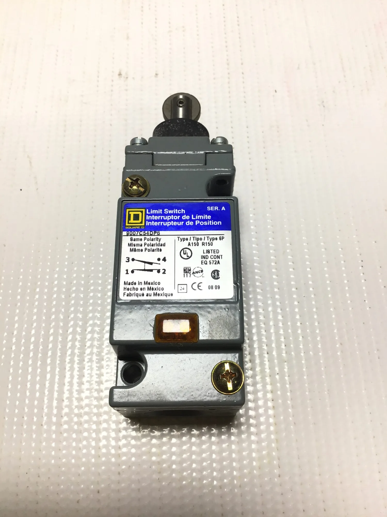 Square D 9007C54DP6 Heavy Duty Limit Switch Ser A