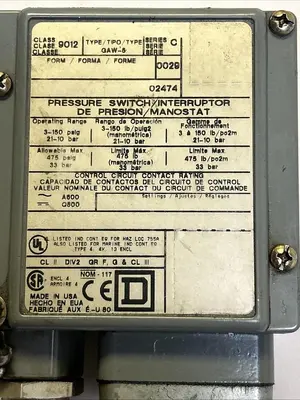 Used SQUARE D 9012GAW-5 Miscellaneous Equipment (Electrical & Power) | Surplus Asset Holdings #1196935