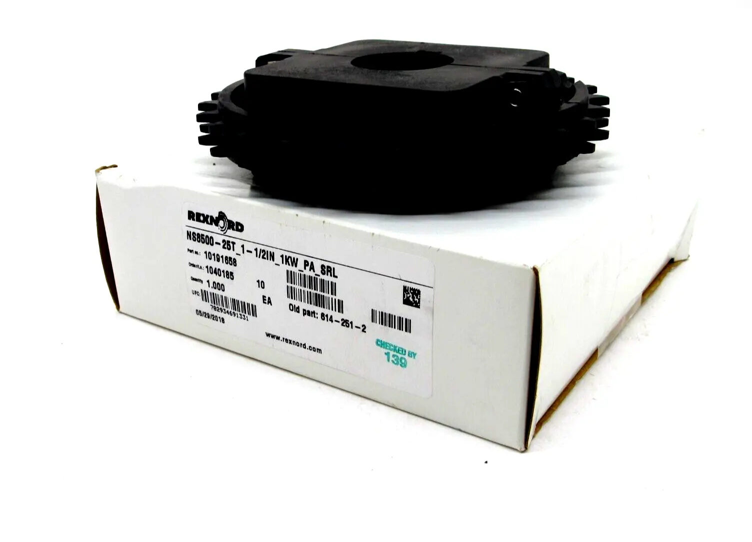 NEW REXNORD 10191658 SPROCKET NS8500-25T_1-1/2IN_1KW_PA_SRL