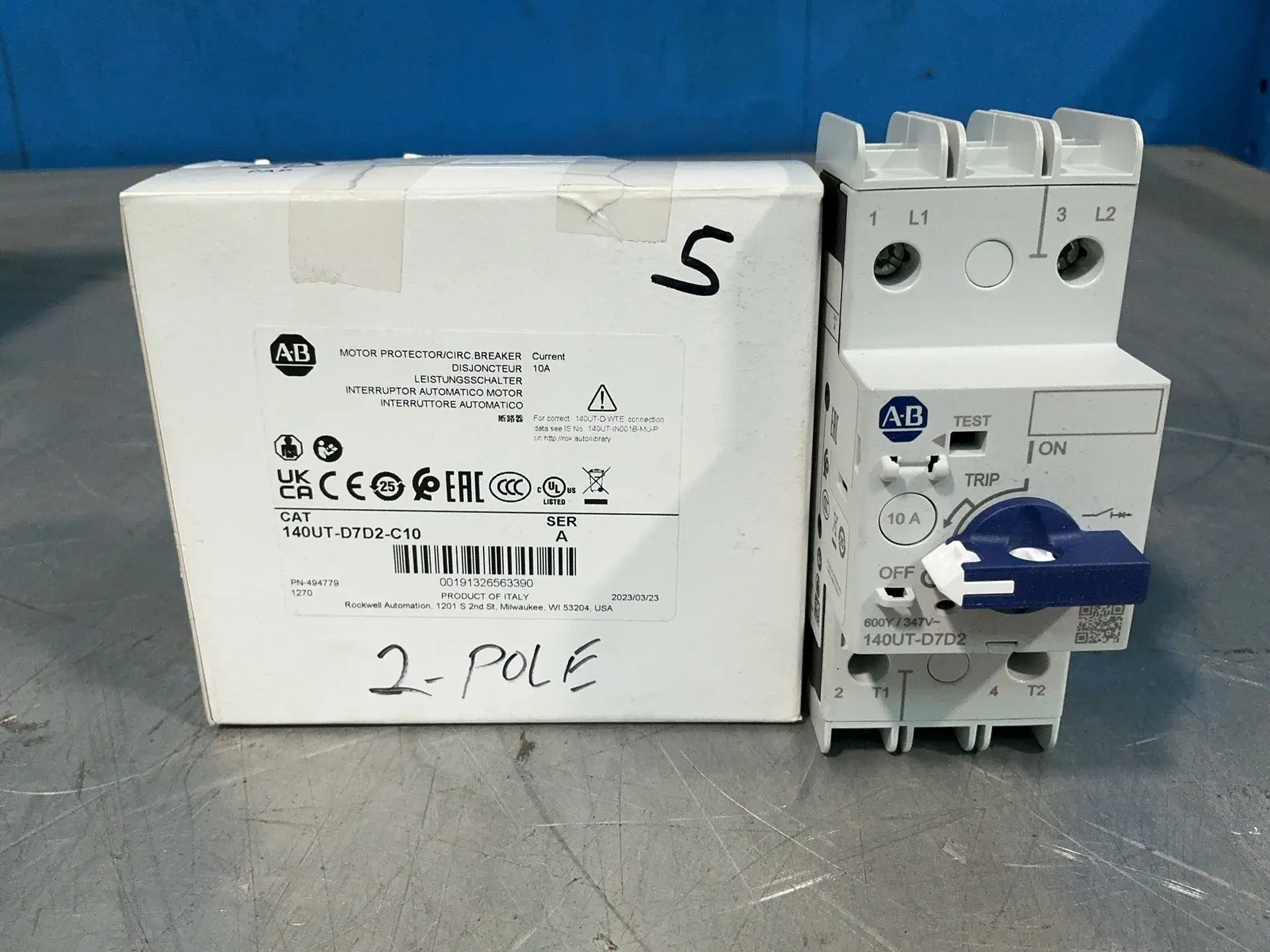 Used 2023 ALLENBRADLEY 140UTD7D2C10 Circuit Breakers Ohio US | HGR 24 #1542125