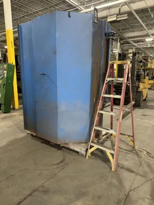Used 2007 WHEELABRATOR WMT48 TABLE BLAST Table Shot Blaster (Turntable) Ohio US | HGR 24 #729734