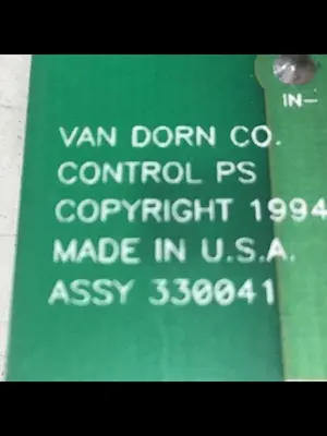 USED VAN DORN PC330-041