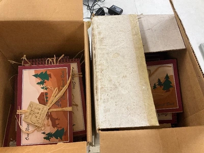 Lot of cabin guest books
