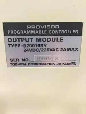 USED TOSHIBA B20016RY