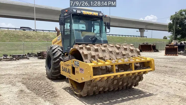 Used 2024 SAKAI SV544T Single Drum Rollers Florida US | National Equipment Dealers #1436957