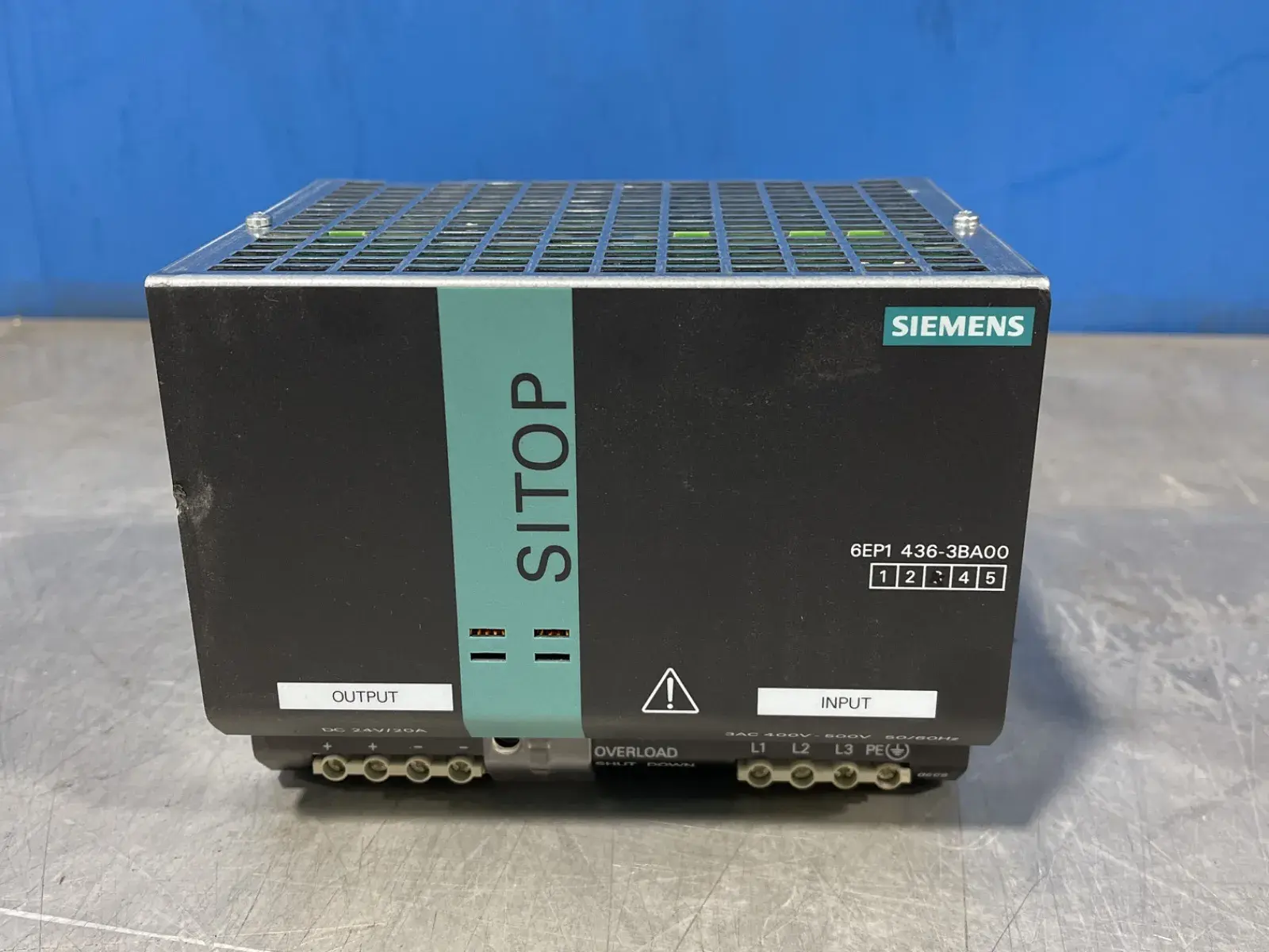 Used SIEMENS 6EP14363BA00 DIN Rail Power Supplies Ohio US | HGR 24 #1094862