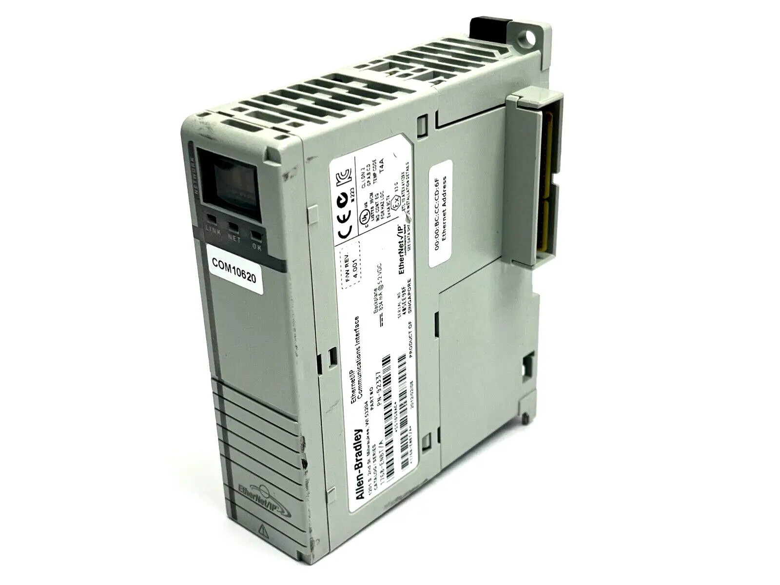 USED ALLEN-BRADLEY SER. A COMPACTLOGIX L4X ETHERNET/IP MODULE