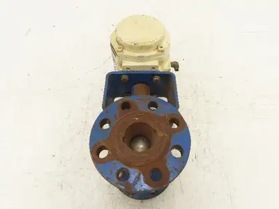 Kitz 2-300 Steel Ball Valve 2" Flanged EL-O-Matic Pneumatic Actuator SR