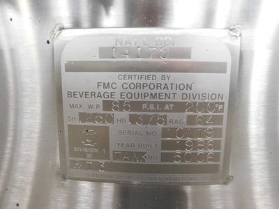 Used Mojonnier NA Beverage Carbonation Equipment Ohio US | Equipment Recovery Corp. #1331602