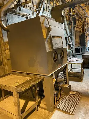 USED TRINCO 48X48 DRY BLAST CABINET