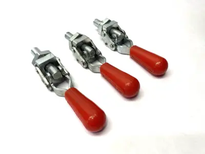 Used DESTACO Straight Line Action Clamp 1/4"-20 Thread 200lb Capacity LOT OF 3 Clamps Michigan US | Maverick Industrial Sales #1395929
