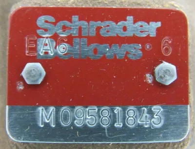NEW SCHRADER BELLOWS M09581843 MANUAL VALVE