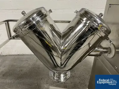 USED Bectochem 1 Cu Ft Bectochem V Blender, S/S
