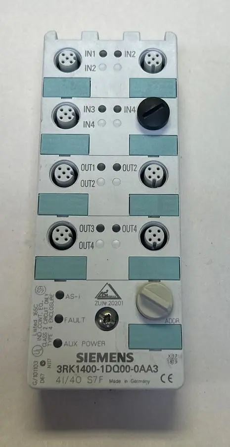 Used SIEMENS 3RK1400-1DQ00-0AA3 Industrial Controls Ohio US | Surplus Asset Holdings #1289456