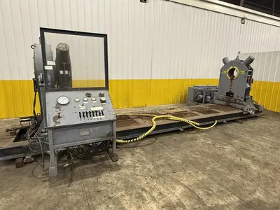 12" GOTCO MODEL #FT-80-2145 PIPE BUCKING MAKE-UP & BREAKOUT DOWNHOLE PIPE TORQUE MACHINE: YOBRO #24411