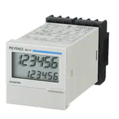 Keyence LCD Display Electronic Preset Counter, RC-12 48-mm 6-Digit 7-Segment LCD [New]