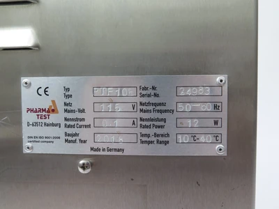 Used Pharma Test PTF 10E Meters - Misc California US | ANACAPA EQUIPMENT BROKERS, INC #1369483