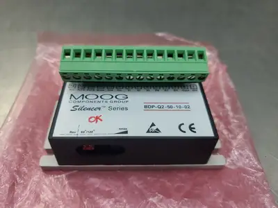 USED MOOG Silencer Series BDP-Q2-50-10-02 PROCESS CONTROLLER