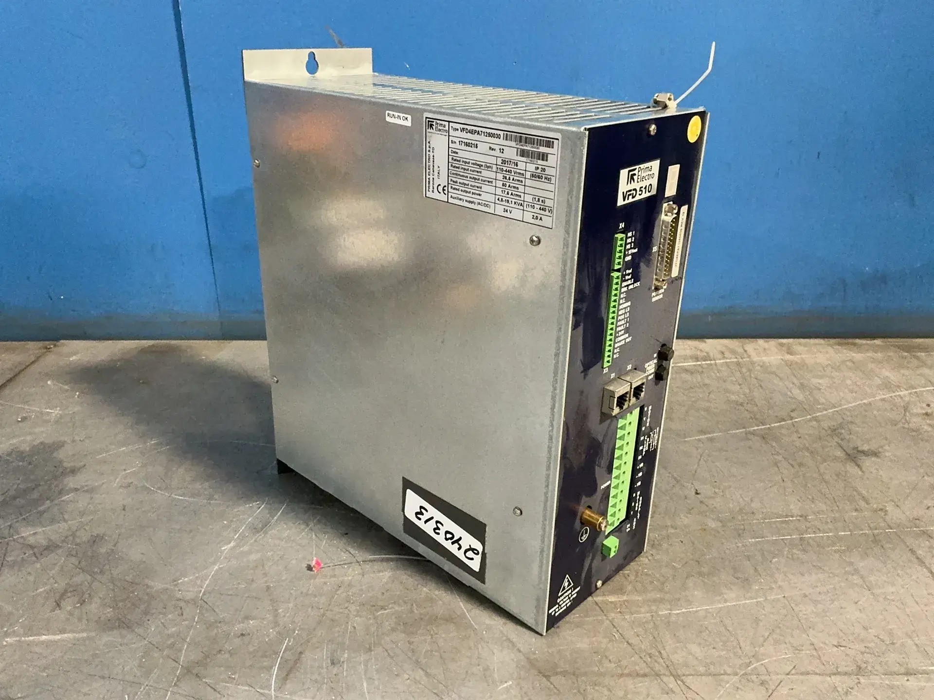 Used PRIMA ELECTRO VFD4EPA71250030 Servo Drives Ohio US | HGR 24 #1280411