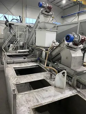 Aluminium and titanium chip processing plant