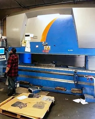 Used 2012 PRIMA P15408 Press Brakes Illinois US | Machine Factory Outlet #1264392