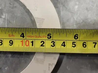 Gylon 3-1/4" x 1/8" Ring Gasket