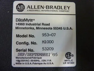 USED ALLEN BRADLEY 953-07