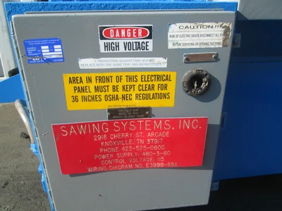 USED 1995 SAWING SYSTEMS INC 15CS